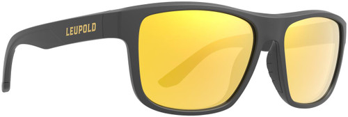 Leupold 179631 Katmai  Polycarbonate Orange Mirror Lens Matte Black Polyamide Wraparound Frame Includes Carrying Case, Bag, & Lens Cloth - 030317026370