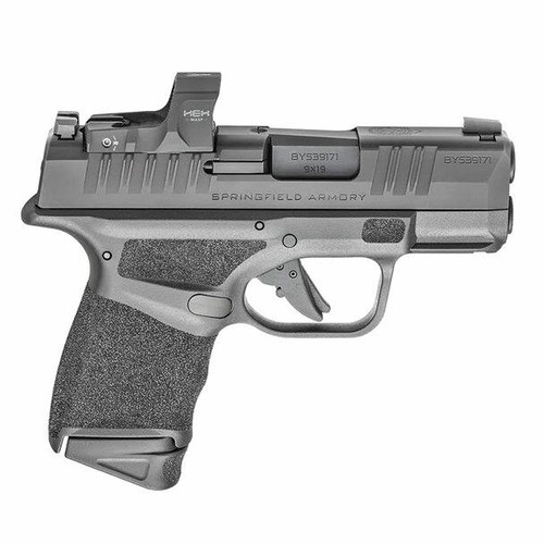 Springfield Armory HC9319BOSPWASP Hellcat Micro-Compact OSP 9mm Luger 3" 11+1 Black Polymer Frame Black Melonite Steel Slide Black Polymer Grip - 706397932831