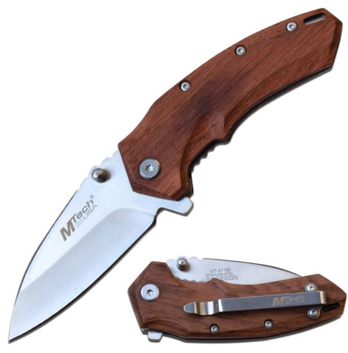 Mtech Usa Spring Assisted Knife MT-A1158BR - 805319427018