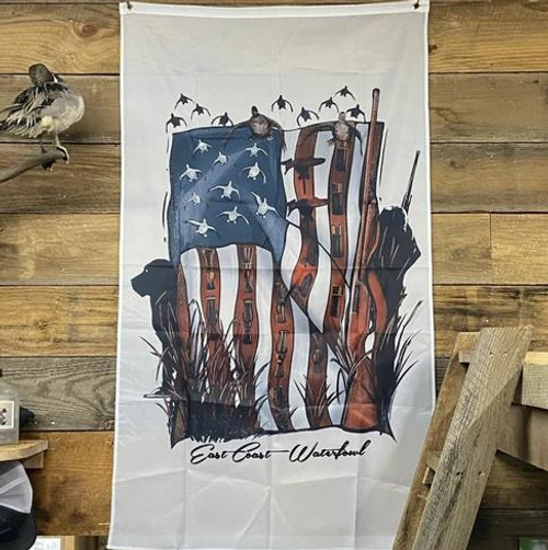 Ecw Patriotic Duck Flag - 400100001387