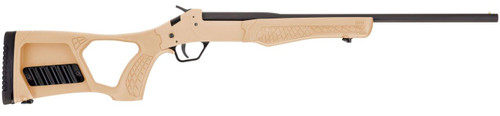 Rossi SSP1TAN Tuffy Youth 410 Gauge 18.50" 1rd Matte Black Rec Tan Fixed Thumbhole Stock Right Hand - 754908232802