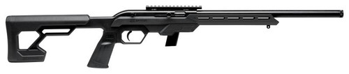 Savage Arms 45120 64 Precision 22 LR 20+1 Cap 16.50" Matte Black Carbon Steel Rec/Fluted Barrel Black Synthetic Chassis with Pistol Grip - 062654451201