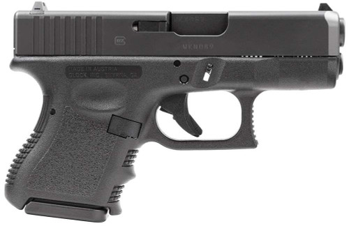 Glock 26 9mm 3.47 Inch Barrel Black Finish Fixed Sights 10 Round - 764503265020