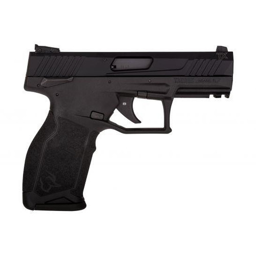 Taurus 1-TX22141 TX22  22 LR 4.10" TB 16+1 Black Frame with Rail Black Anodized Aluminum Slide Ergonomic Black Polymer Grip Manual Safety - 725327932017