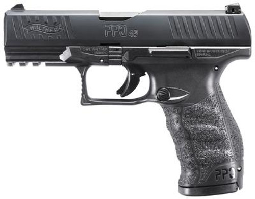 Model PPQ M2 .45 ACP 4.25 Inch Barrel Black Tenifer Finish Adjustable Sights Picatinny Rail 12 Round - 723364209352