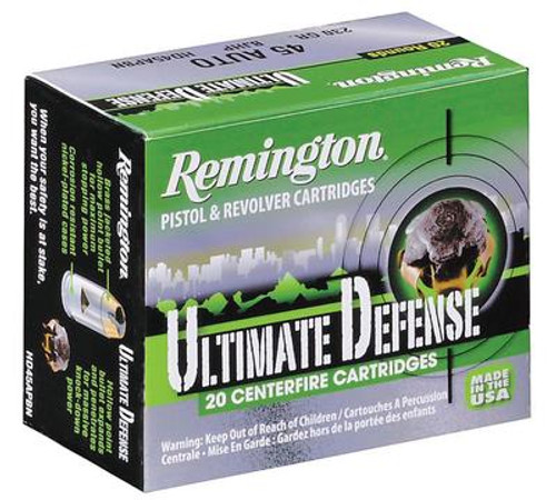 Ultimate Defense Compact Handgun .380 ACP 102 Grain Brass Jacketed Hollow Point - 047700427805