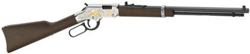 Henry Golden Boy Second Amendment Tribute .22 Long Rifle/.22 Short 20 Inch Octagonal Barrel Blue Finish Walnut Stock 21 Round Short - 619835016386