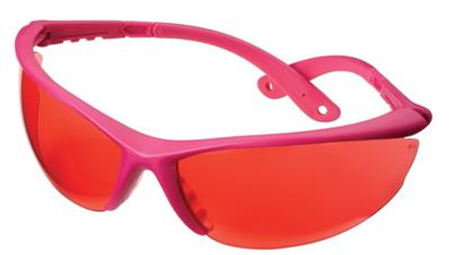 Ballistic Shooting Glasses Open Frame Pink Frame Rose Lens - 076683406057
