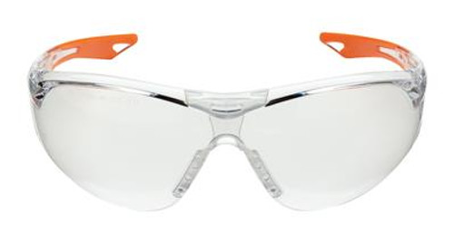 Youth Ballistic Shooting Glasses Clear/Orange Frame Clear Lens - 076683406200