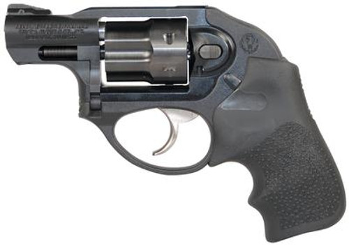 Model LCR-22 Lightweight Compact Revolver .22 Magnum 1.875 Inch Barrel Matte Black Finish Hogue Tamer Monogrip 6 Rounds - 736676054145