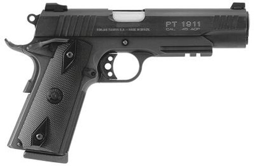 Model 1911 .45 ACP 5 Inch Barrel Blue Finish With Picatinny Rail Novak Sights 8 Round - 725327605430