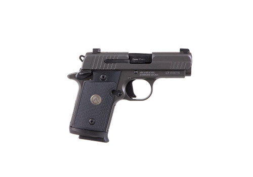 Sig Sauer 9389LEGION P938 Micro-Compact Legion 9mm Luger 3" 7+1 Legion Gray Cerakote Elite Black G10 Grip - 798681582532