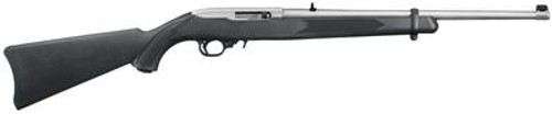 Model 10/22 Carbine .22 Long Rifle 18.5 Inch Barrel Polished Stainless Steel Finish Synthetic Black Stock Black Trigger Housing 10 Round - 736676012565