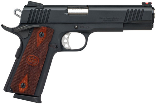 Charles Daly Chiappa 440073 1911 Superior 45 ACP Single 5" 8+1 Walnut Grip Black Slide - 8053670719743