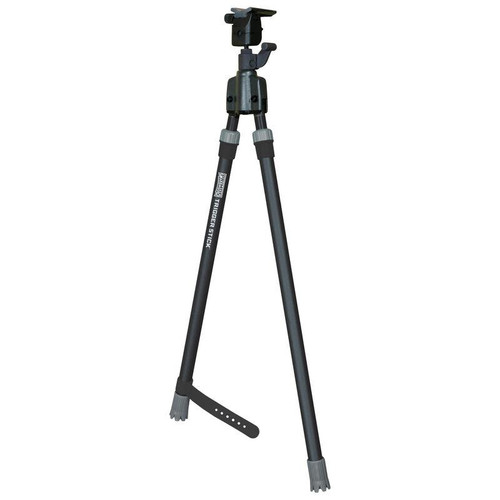 Primos 65826 Trigger Stick  Bipod made of Steel with Black & Gray Finish, QD Swivel Stud Attachment Type & Medium Height (Clam Package) - 010135658267