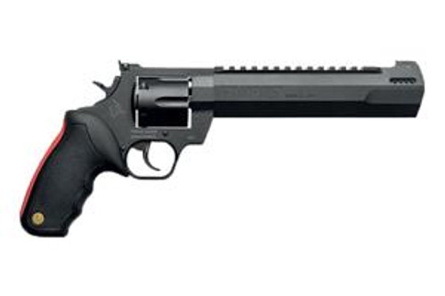 Taurus 2-440081RH Raging Hunter  44 Rem Mag 6rd 8.37" Black Stainless Steel Barrel Matte Black Oxide Steel Frame & Cylinder Black Rubber with Integrated Red Cushion Insert Grip - 725327615583