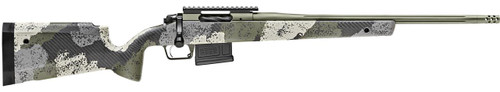 Springfield Armory BAW920308G Model 2020 WayPoint  308 Win 5+1 Cap 20" Mil-Spec Green Cerakote Rec/Barrel Evergreen Camo Carbon Fiber Hybrid Profile with M-LOK Stock Right Hand (Full Size) - 706397939