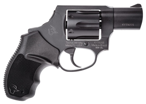 Taurus 2-856021ULCH 856 Ultra-Lite 38 Special +P 6rd 2" Matte Black Carbon Steel Cylinder & Barrel Matte Black Anodized Aluminum Frame Black Rubber Grip (Concealed Hammer) - 725327617501