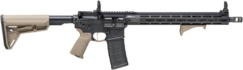 Springfield Armory STV916556FP SAINT Victor 5.56x45mm NATO 30+1 16", Black Rec, FDE Magpul Furniture, Flip-Up Sights, Includes Magpul Angled Grip - 706397967673
