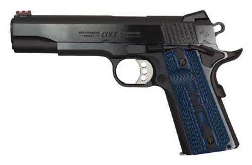 Series 70 Competition Steel .45 ACP 5 Inch Carbon Steel Barrel Blue Finish Novak Sights Carbon Steel Frame Blue Finish G-10 Blue Grips 8 Round - 098289111470