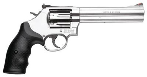 Model 686 Plus .357 Magnum/.38 Smith & Wesson Special +P 6 Inch Barrel Satin Stainless Finish Adjustable Sight Internal Lock 7 Round - 022188641981