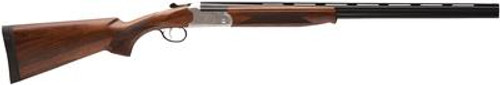 Stevens Model 555 Enhanced Over/Under .410 Gauge 26 Inch Barrel Laser Engraved Ejectors Manual Safety Walnut Stock - 011356225955