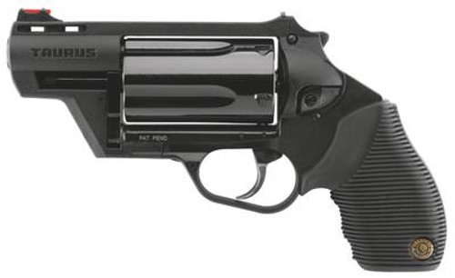 Judge Public Defender .45 Long Colt/.410 Gauge 2.5 Inch Blue Barrel Fiber Optic Front Sight Polymer Frame 5 Round - 725327610694