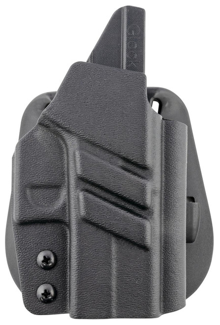 1791 Gunleather TACPDHOWBG43XMOSBLKR Tactical Kydex  OWB Black Kydex Paddle Compatible w/Glock 43/43X/43X MOS Right Hand - 816161026519