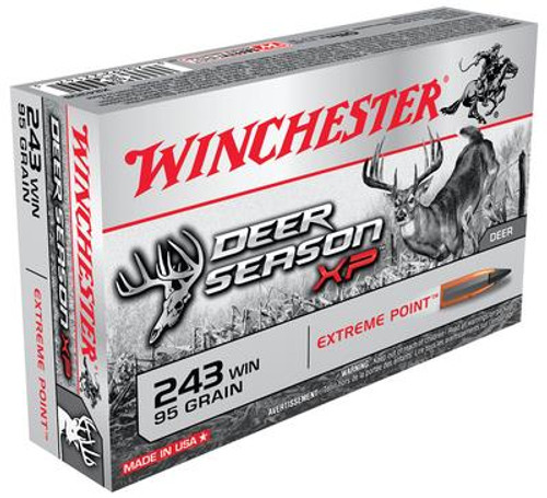 Deer Season XP .243 Winchester 95 Grain Extreme Point Polymer Tip - 020892221475