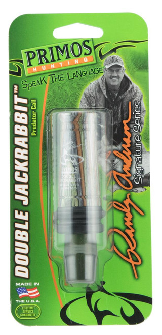 Primos 366 Randy Anderson Double Jackrabbit Open Call Double Reed Rabbit Sounds Attracts Predators Multi Color Laminated Wood - 010135003661