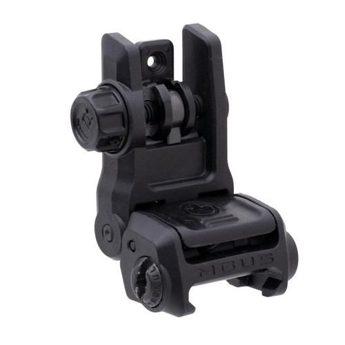 Magpul MAG1167-BLK MBUS 3 Rear Sight Black Flip Up for AR-15, AR-10, M4, M16 - 840815132196