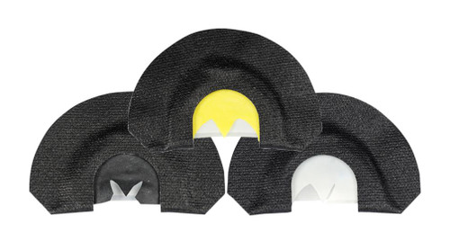 Power Calls 24226 Short Circuit Combo  Diaphragm Call Turkey Hen Sounds Attracts Turkeys Black 3 Pack - 710617242266