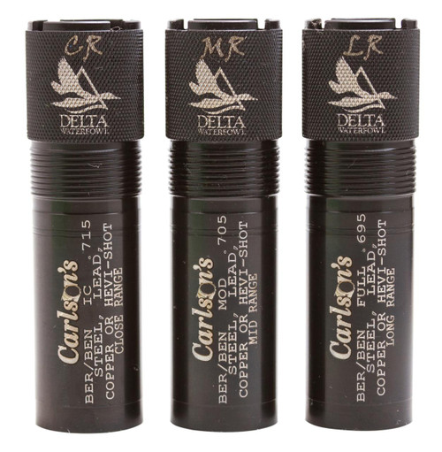 Carlson's Choke Tubes 07119 Delta Waterfowl  12 Gauge Mid-Range Long Range Close Range 17-4 Stainless Steel - 723189071196