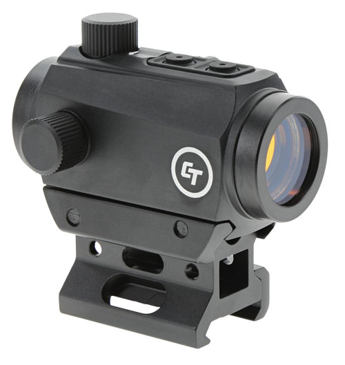 Crimson Trace 0102030 CTS-25 Compact Matte Black 1 x 20mm 4 MOA Illuminated Red Dot Reticle - 850013143740