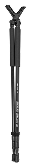 Truglo TG-8925XB Solid-Shot  Bipod Black 22-68" Aluminum - 788130025864