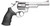 Smith & Wesson 163606 Model 629  44 Rem Mag or 44 S&W Spl Stainless Steel 6" Barrel & 6rd Cylinder, Satin Stainless Steel N-Frame,  Red Ramp Front/White Outline Rear Sights - 022188636062