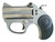 Bond Arms BASRS Stinger  9mm Luger 2rd 2.5" Matte Stainless Steel Double Barrel & Frame, Rebounding Hammer, Blade Front/Fixed Rear Sights, Black Rubber Grip, Manual Safety - 855959005930