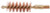 Brass Core-Bronze Bristle Pistol Length Bore Brush .45 Caliber - 709779100255