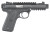 Mark IV 22/45 Tactical .22 LR 4.4 Inch Threaded Barrel Adjustable Rear Sight Top and Bottom Picatinny Rails Polymer Frame Black Oxide Finish Checkered 1911 Style Grips 10 Round - 736676401499