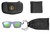 Leupold 181274 Payload  Polycarbonate Emerald Mirror Lens Matte Gray Polyamide Wraparound Frame Includes Carrying Case, Bag, & Lens Cloth - 030317029593