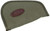 Boyt Harness 0PP610009 Heart-Shaped Pistol Rug made of Waxed Canvas with OD Green Finish, Quilted Flannel Lining, Full Length Zipper & Padding 10" L - 737618009445