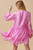 Ruched Waist Shimmer Dress - 400100001583