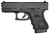 Glock 36 .45 ACP 3.78 Inch Barrel Black Finish Fixed Sights Finger Grove Rail 6 Round - 764503913884