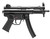 HK 81000481 SP5K PDW 9mm Luger Caliber with 5.83" Barrel, 30+1 Capacity, Black Metal Finish, No Stock (Sling Mount), Black Polymer Grip Right Hand - 642230261815