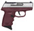 SCCY Industries CPX3TTCRRDRG3 CPX-3 RD 380 ACP 10+1 2.96" Crimson Red Polymer/Serrated Stainless Steel Slide/Finger Grooved Crimson Red Polymer Grip - 810099571479