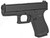 Glock  G19 Gen5 MOS 9mm Luger 4.02" 15+1 Black Black nDLC Steel with Front Serrations & MOS Cuts Slide Black Interchangeable Backstrap Grip Fixed Sights - 764503049941