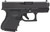 Glock PI3350201 G33 Gen3 Subcompact 357 Sig  3.43" Barrel 9+1, Black Frame & Slide, Finger Grooved Rough Texture Grip, Safe Action Trigger - 764503335020