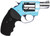 Charter Arms 53879 Undercover Lite Blue Diamond 38 Special 5rd 2" Hi-Polished Stainless Barrel/Cylinder, Aluminum Frame w/Blue Diamond Finish, Finger Grooved Black Rubber Grip - 678958538793