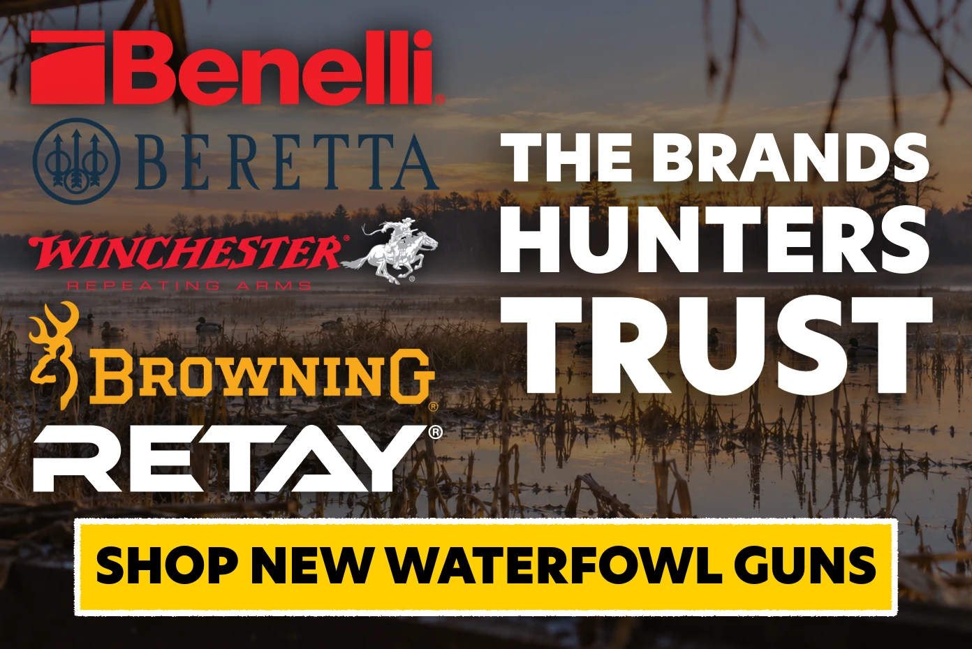 Shop New Waterfowl Guns