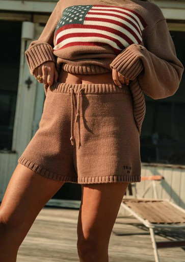 Tribe Kelley Americana Sweater Shorts - Springhill Outfitters